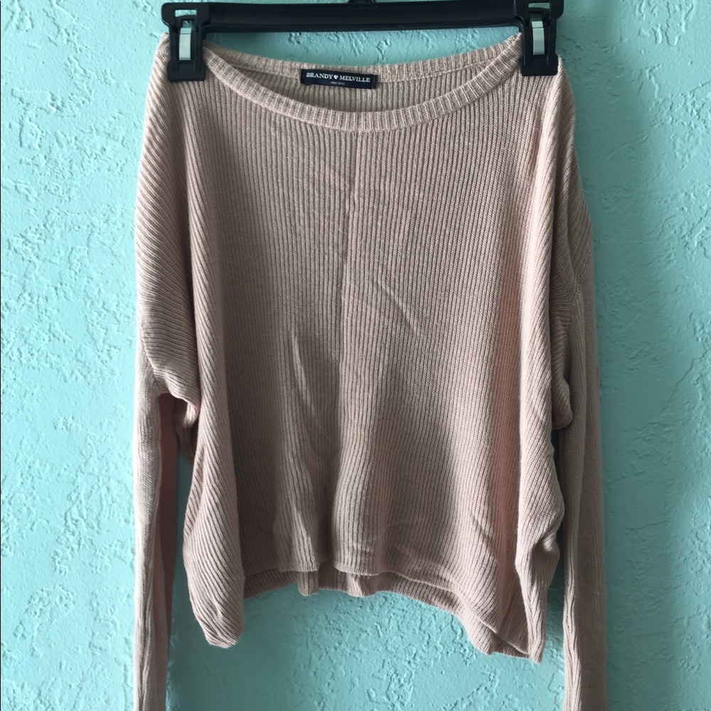 Brandy Melville Pink Sweater